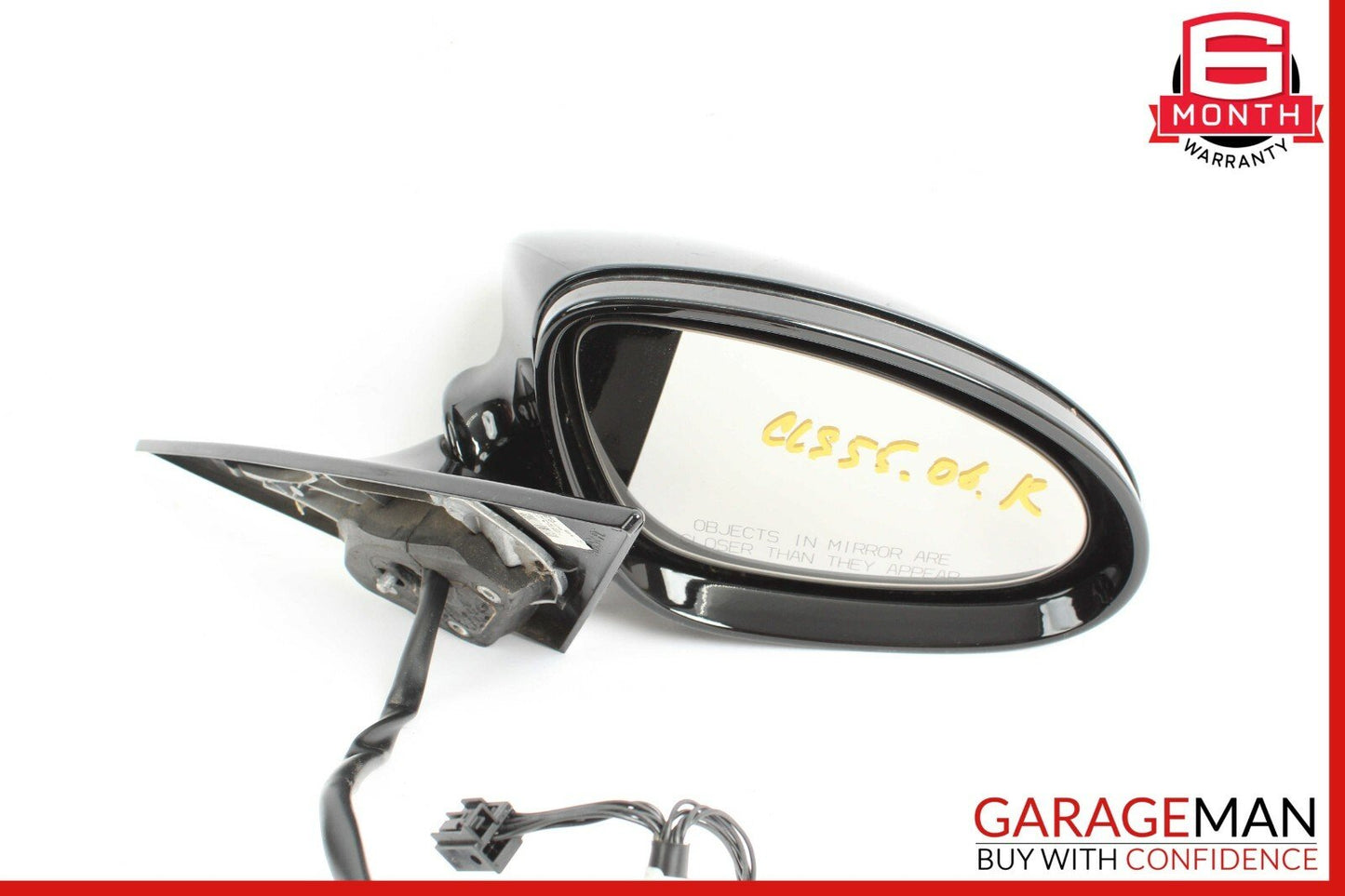 06-08 Mercedes W219 CLS55 AMG Front Right Side Mirror Door Rear View Black OEM