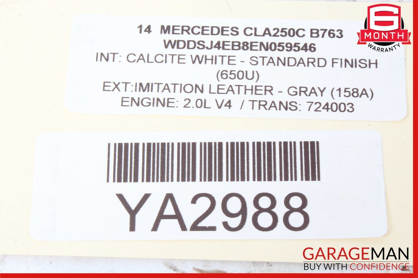 14-19 Mercedes W117 CLA250 GLA250 Throttle Accelerator Gas Pedal Assy