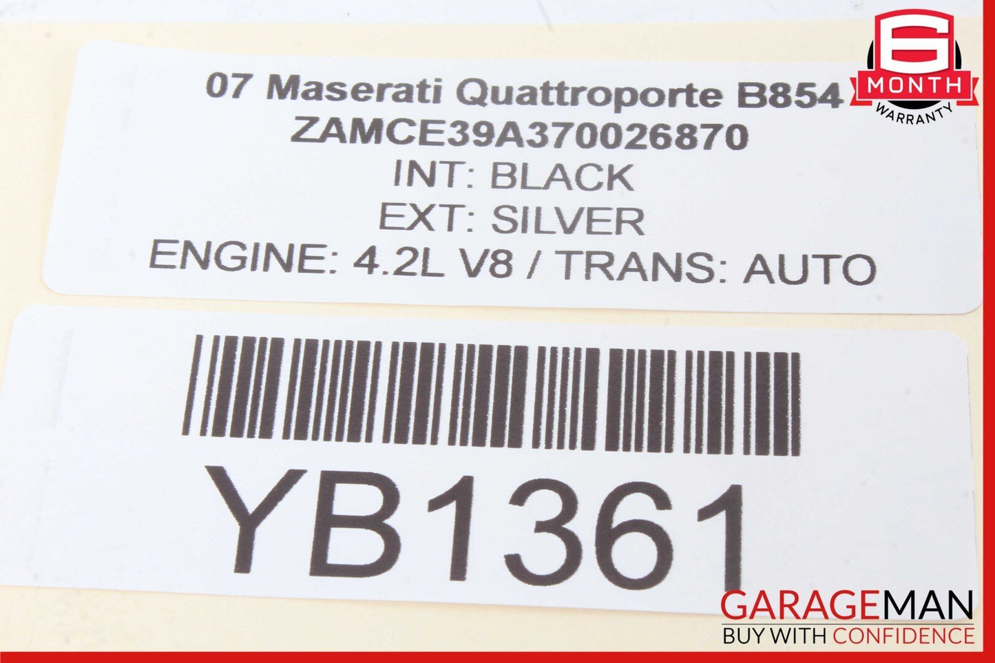 03-08 Maserati Quattroporte M139 Rear Right Seatbelt Seat Belt Retractor OEM