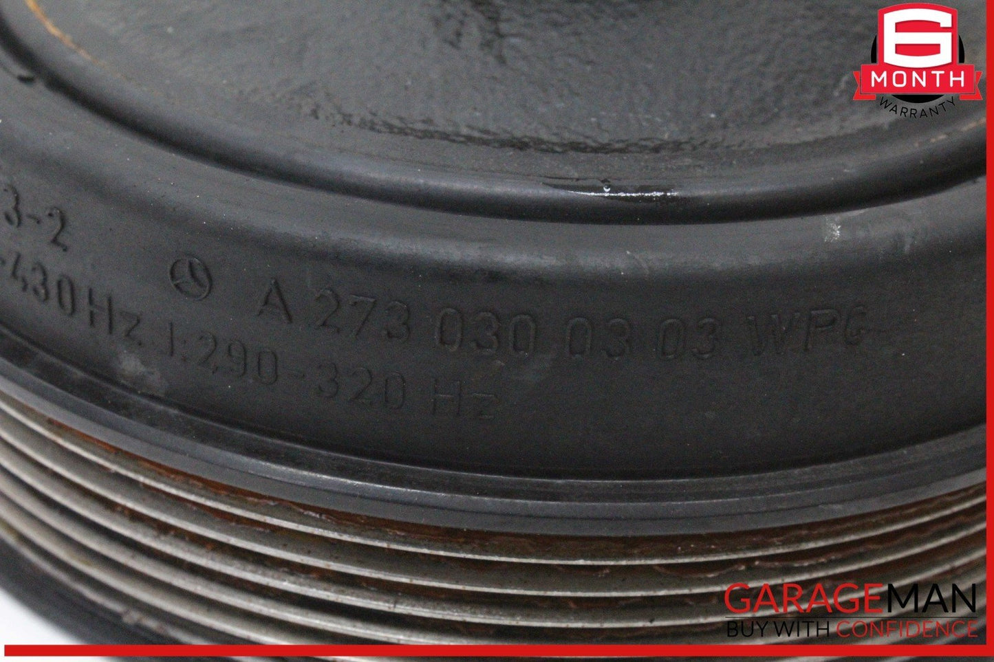 05-12 Mercedes W211 E350 Engine Motor Crankshaft Pulley Vibration Damper OEM