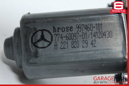 07-13 Mercedes W221 S550 S600 S63 AMG Rear Left Side Door Window Regulator Motor