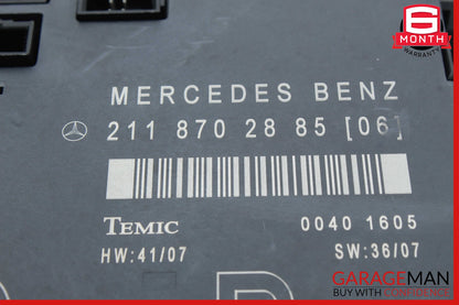 03-09 Mercedes W211 E320 E550 Front Right Passenger Door Control Module OEM