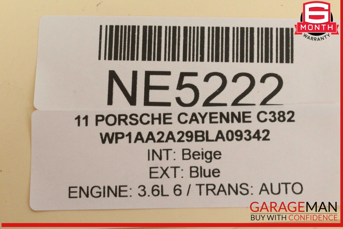 11-18 Porsche Cayenne 958 Front Right Side Door Lock Latch Actuator OEM