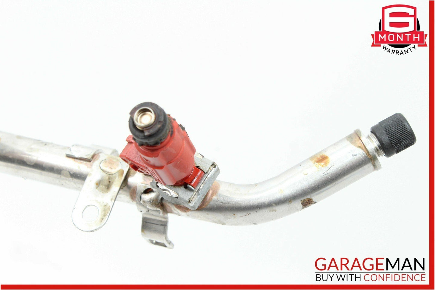 01-04 Mercedes W203 C240 Fuel Injection Rail Line w/ Injectors 1120700895 OEM