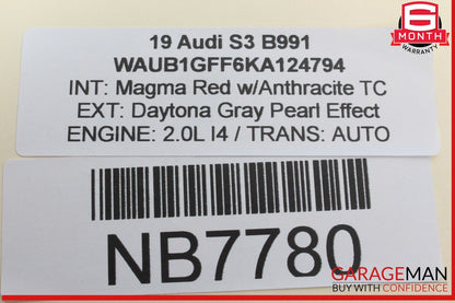 17-20 Audi S3 A3 Rear Trunk Lid Lock Latch Actuator 4H0827505 OEM