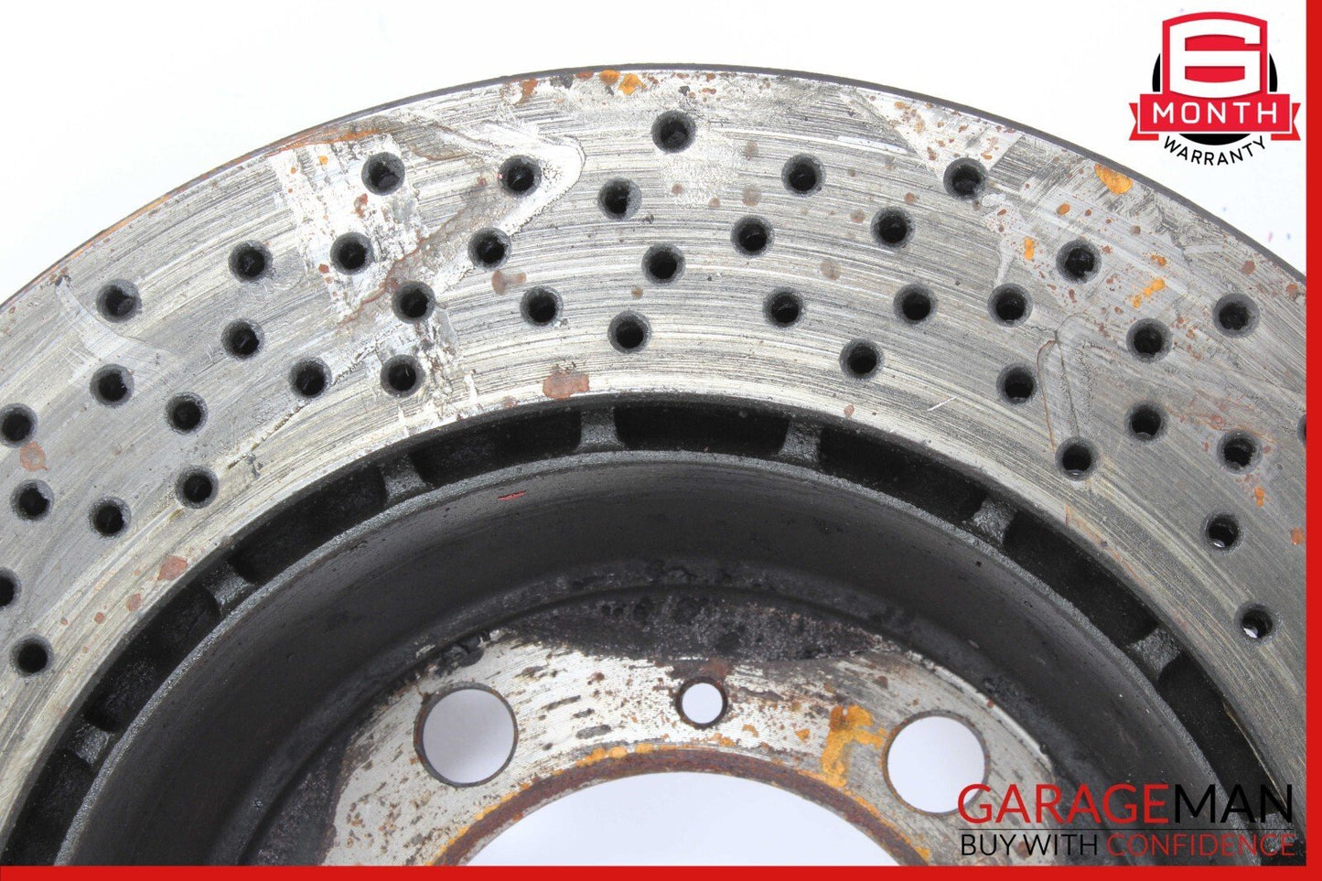 05-12 Porsche Cayman 987 Front Right & Left Drilled Brake Rotor Disc Set OEM