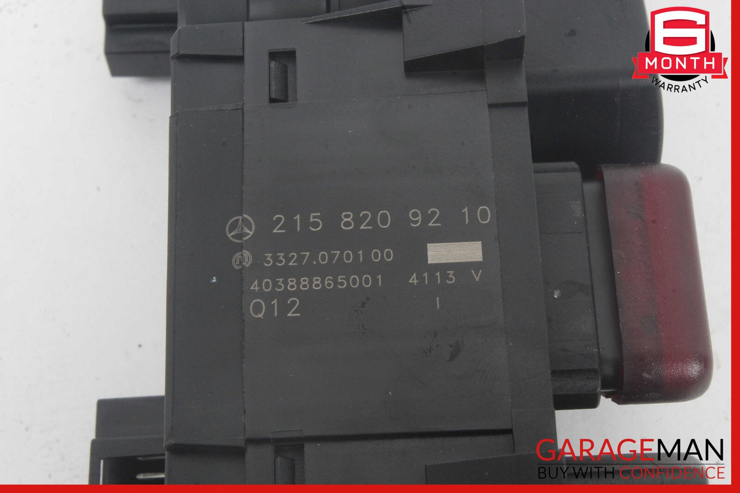 03-06 Mercedes W215 CL600 Dashboard Control Switch Panel 2158209210  OEM