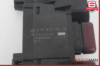 03-06 Mercedes W215 CL600 Dashboard Control Switch Panel 2158209210  OEM