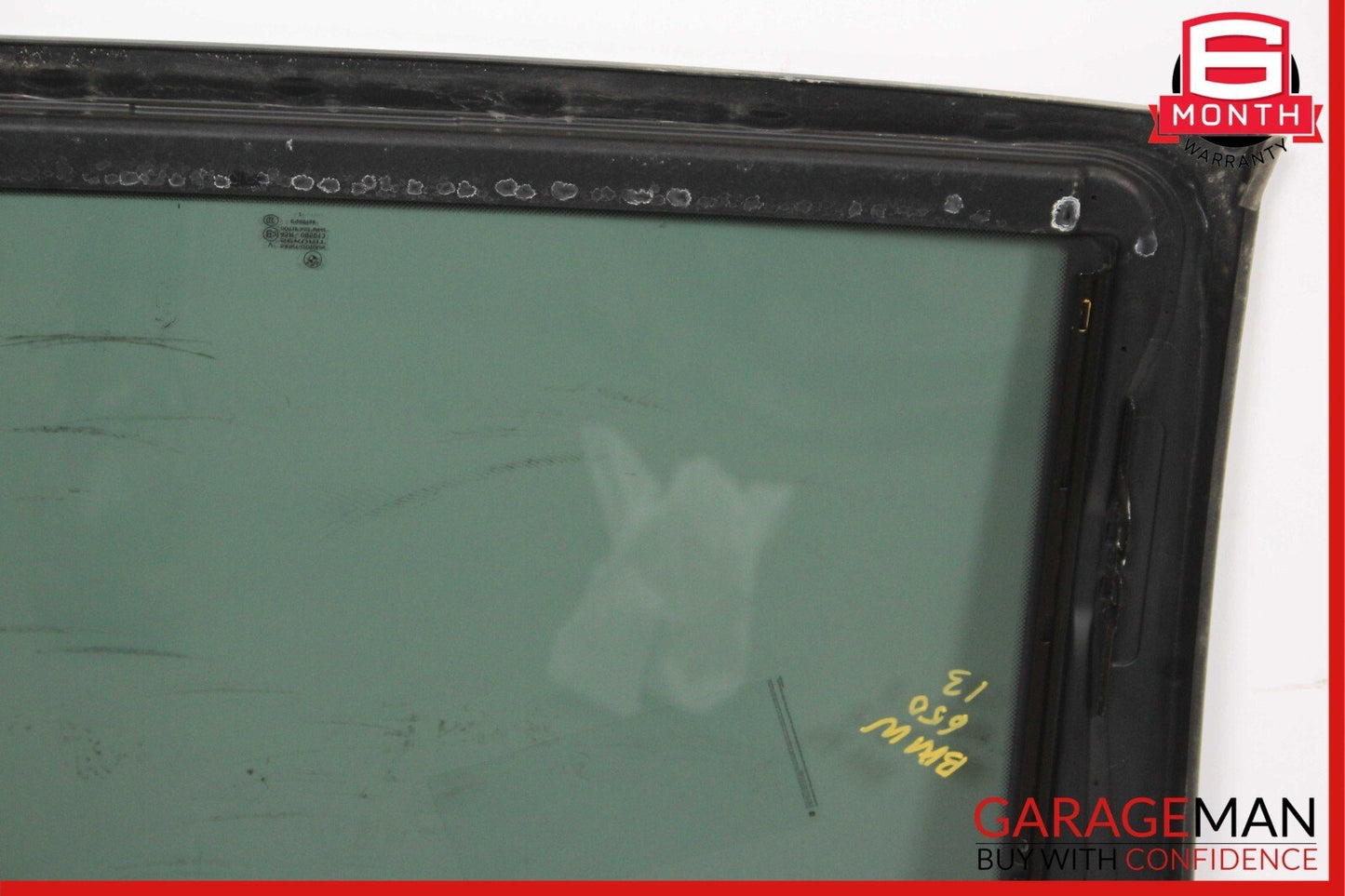13-19 BMW 650i F06 Top Upper Sunroof Sun Roof Sliding Window Glass Panel OEM
