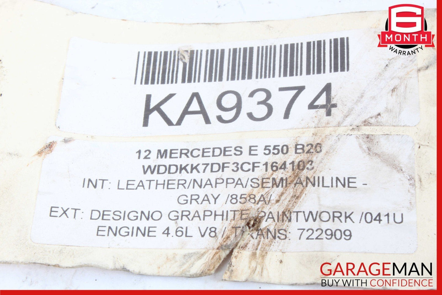 08-20 Mercedes W212 E550 C250 Front Right Wheel Spindle Knuckle Hub Bearing OEM