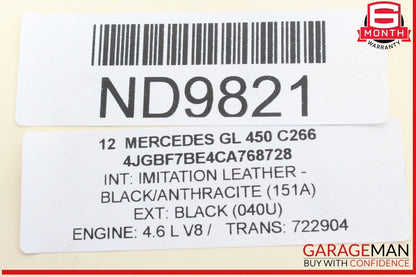 06-12 Mercedes X164 GL450 Front Drive Axle Shaft Driveshaft 1644100701