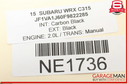 15-21 Subaru WRX Rear Right Passenger Side Door Lock Latch Actuator OEM