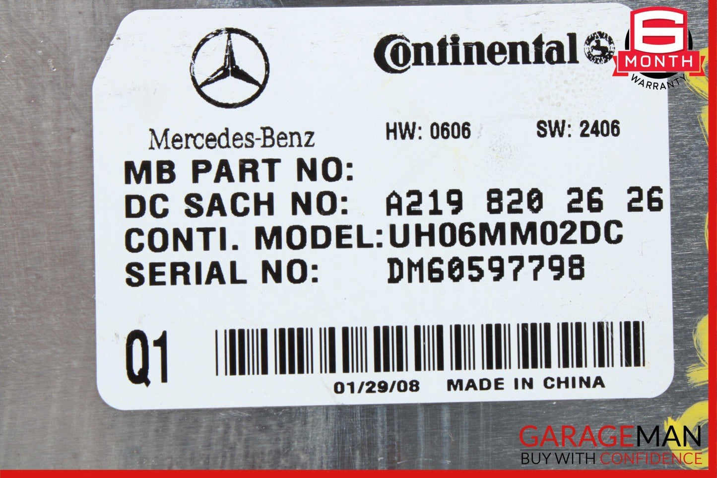 06-12 Mercedes W251 R350 E350 ML550 CLS500 Communication Control Module Unit OEM
