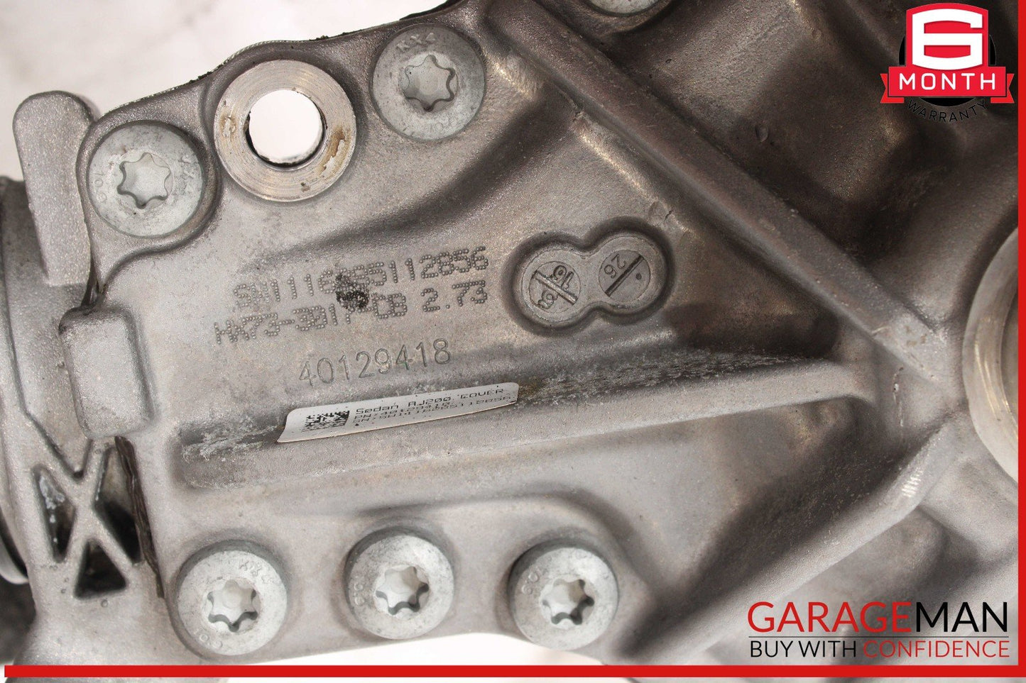16-20 Jaguar XF Front Differential Diff Axle Carrier 2.73 OEM