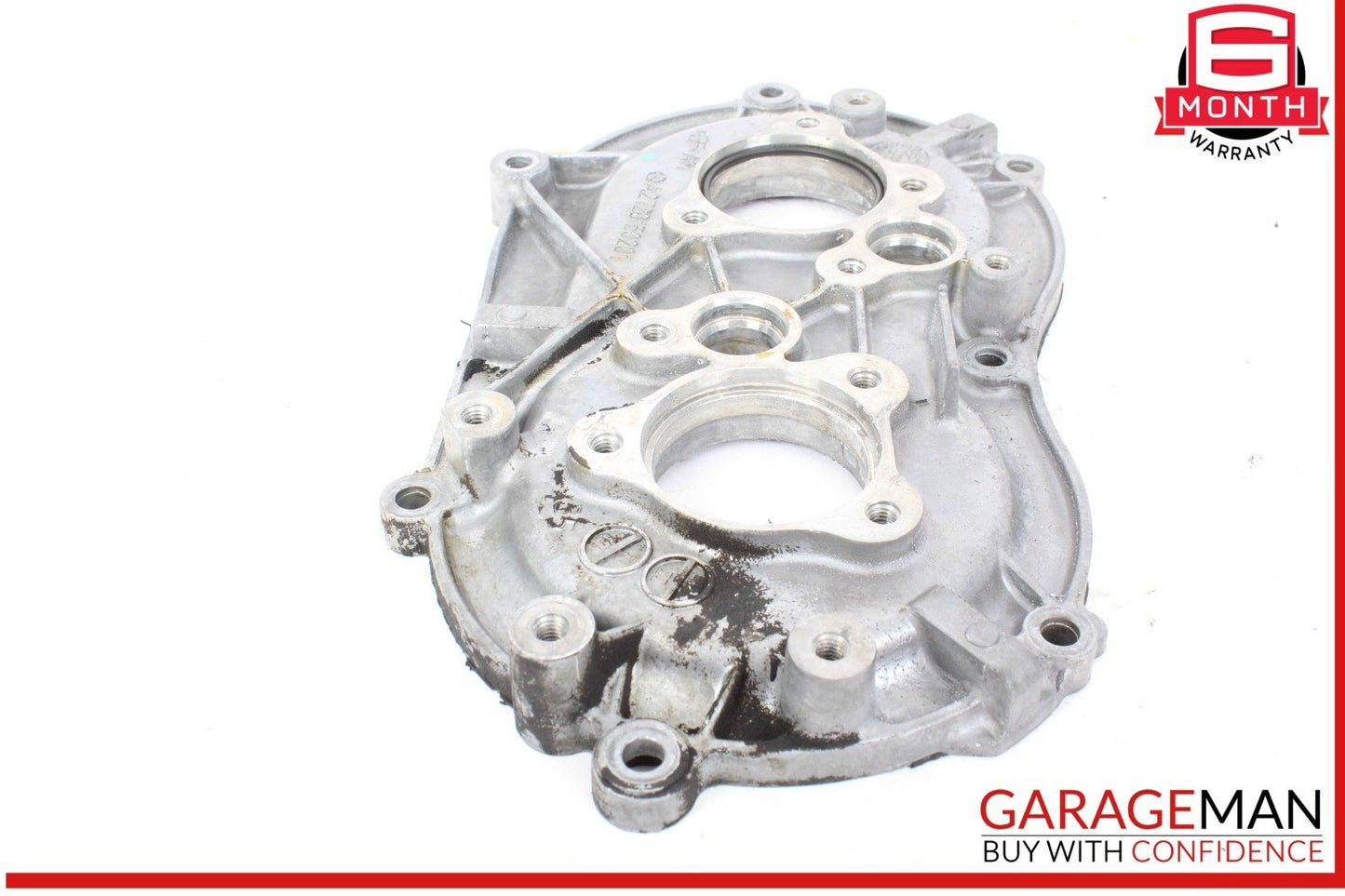 05-13 Mercedes W221 S400 Hybrid Front Left Side Engine Timing Chain Cover Plate