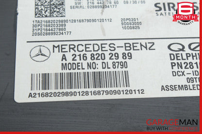 Mercedes W204 C63 AMG SL550 S550 Sirius Satellite Radio Receiver Module Unit OEM