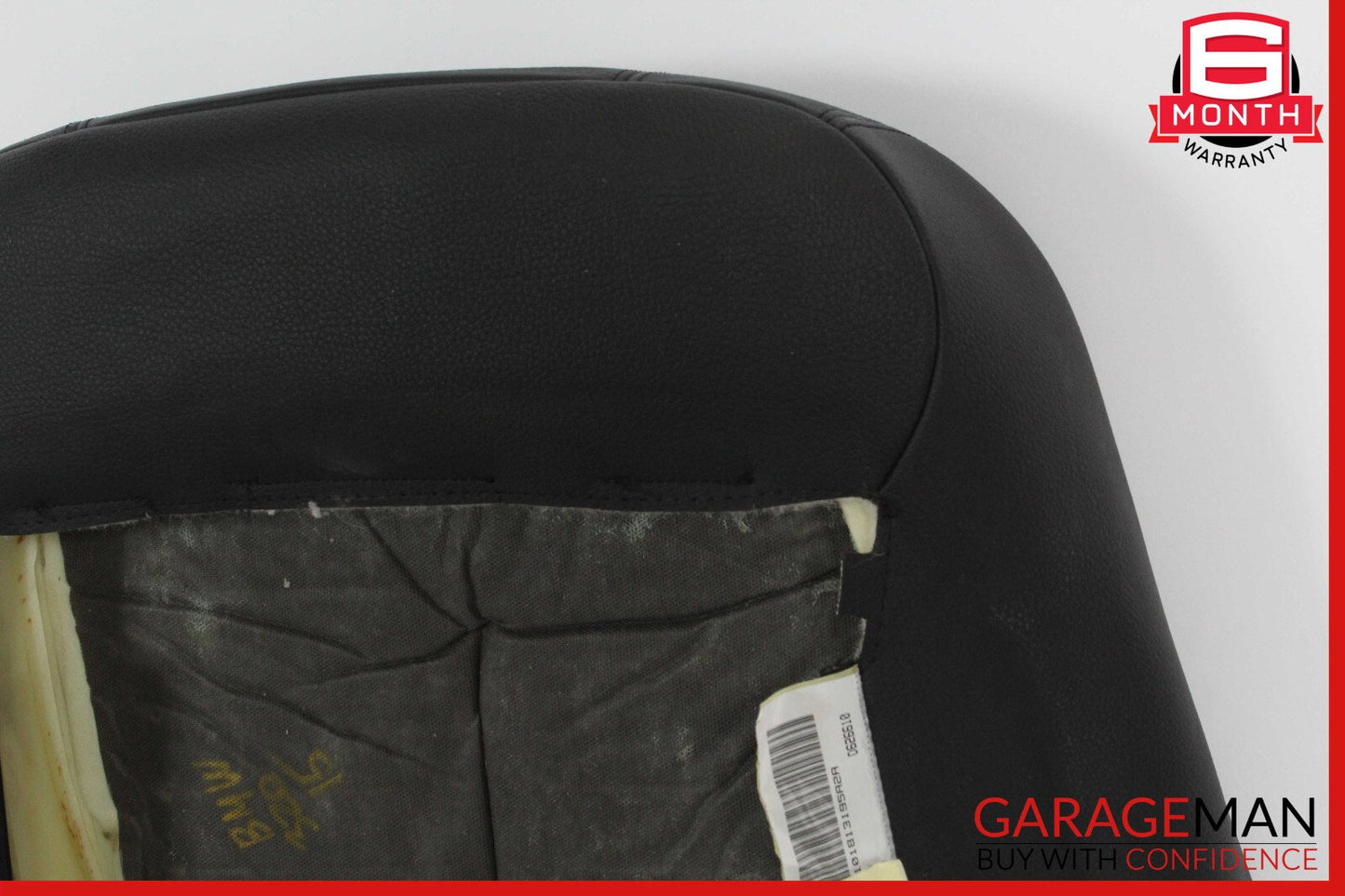 12-18 BMW F30 320i Front Right Top Upper Seat Cushion Black OEM
