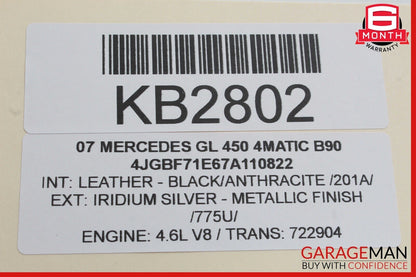 06-12 Mercedes X164 GL450 4MATIC Rear Antenna AMP Amplifier Module Booster OEM