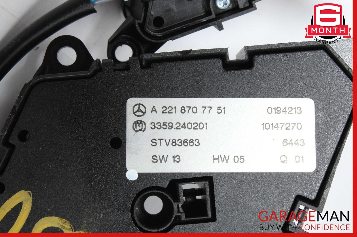 07-14 Mercedes W221 S550 Front Right Seat Adjust Control Memory Switch Set of 2