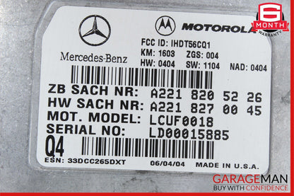 00-14 Mercedes W220 S55 AMG Voice Communication Control Module Unit OEM