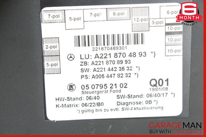 07-13 Mercedes W221 S550 S63 AMG Rear Right Door Control Module OEM