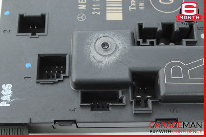 03-09 Mercedes W211 E350 E550 E63 AMG Rear Right Side Door Control Module Unit