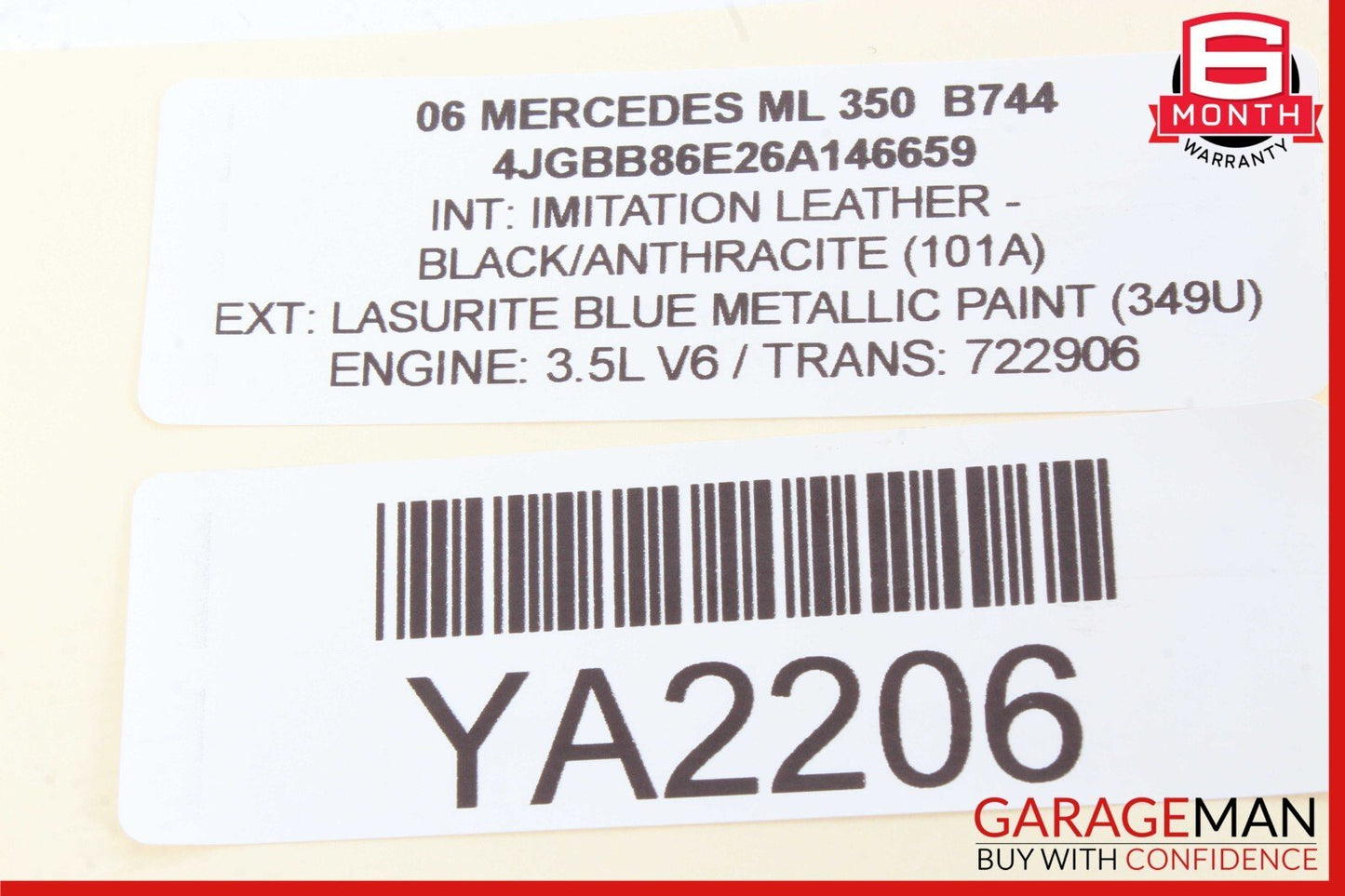 06-12 Mercedes W164 ML350 GL450 Dash Hazard Heated Seats ESP Control Panel OEM