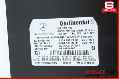 10-16 Mercedes E350 SLK250 ML550 C250 Tele Aid Communication Control Module