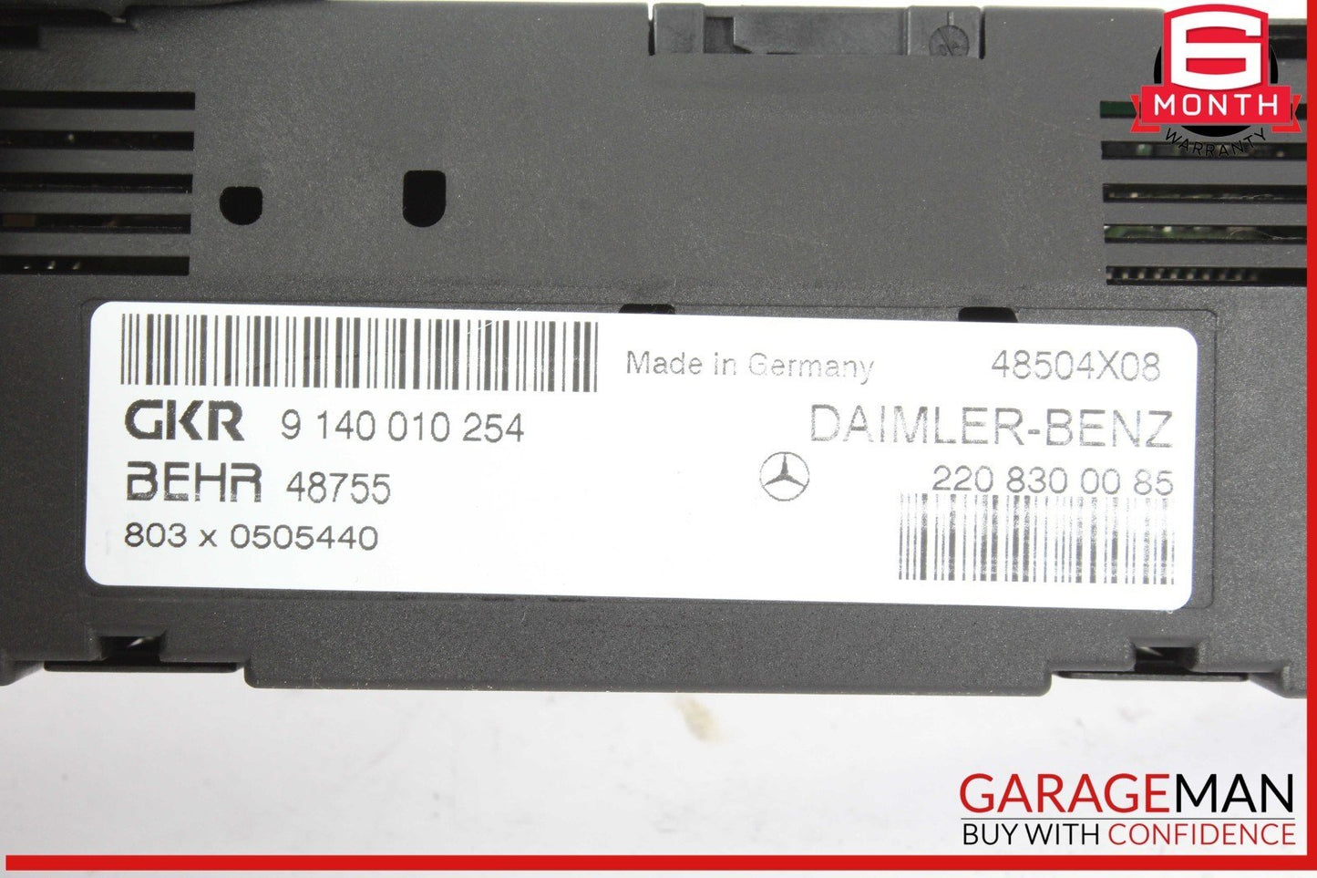 00-06 Mercedes W215 CL500 CL600 S500 S55 AMG A/C Climate Control Module Unit OEM