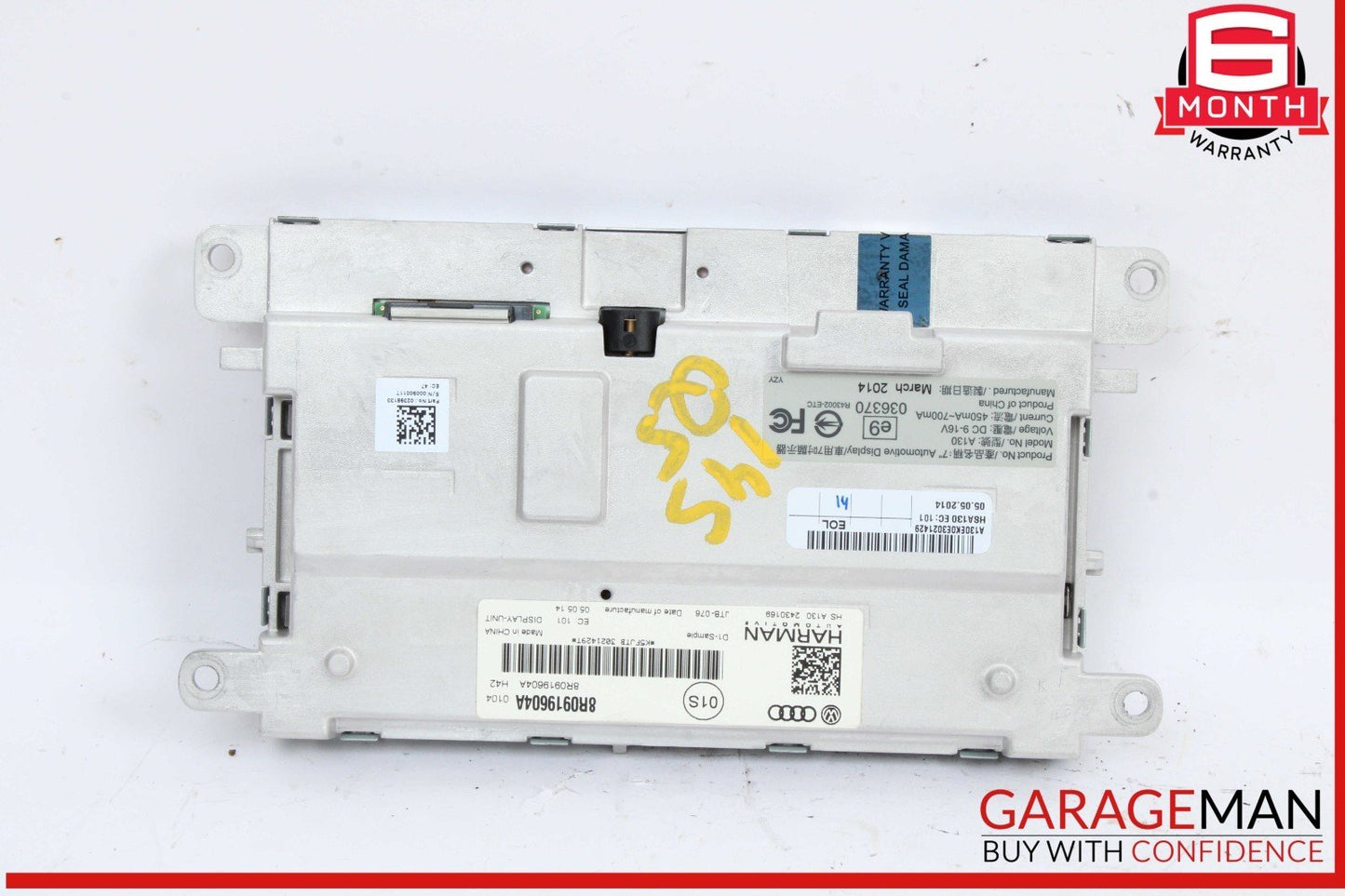 14-16 Audi SQ5 Q5 Front Dash Info GPS Navigation Display Screen Monitor OEM