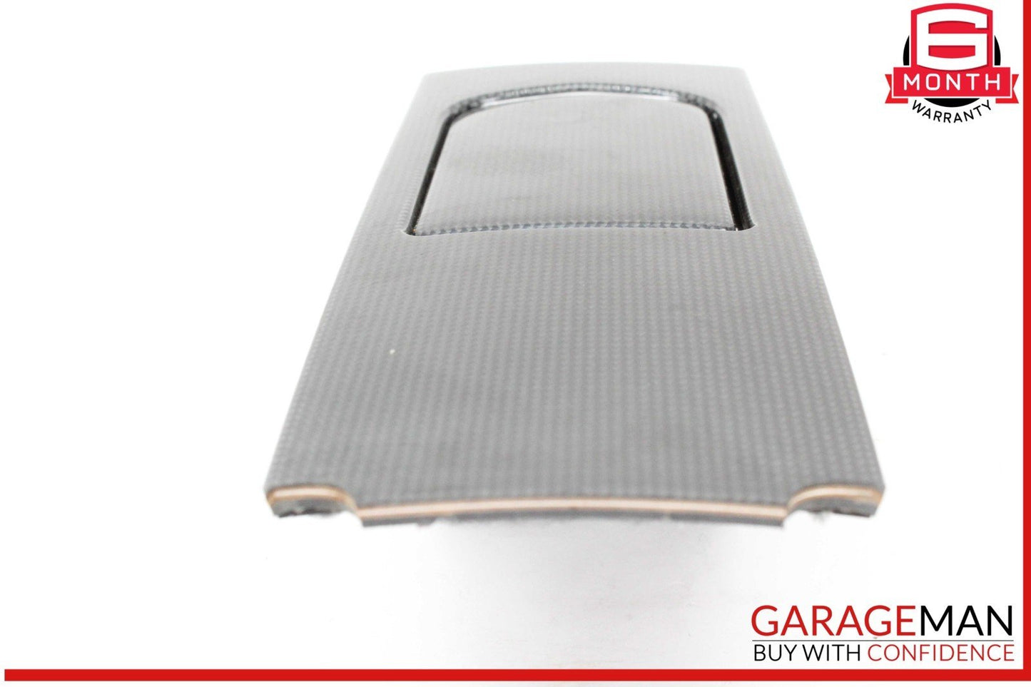 10-16 Porsche Panamera 970 E-Hybrid Rear Console Cupholder Trim Carbon Fiber OEM