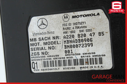 00-06 Mercedes R230 SL500 CLK55 AMG Voice Command Control Module 2208204785 OEM