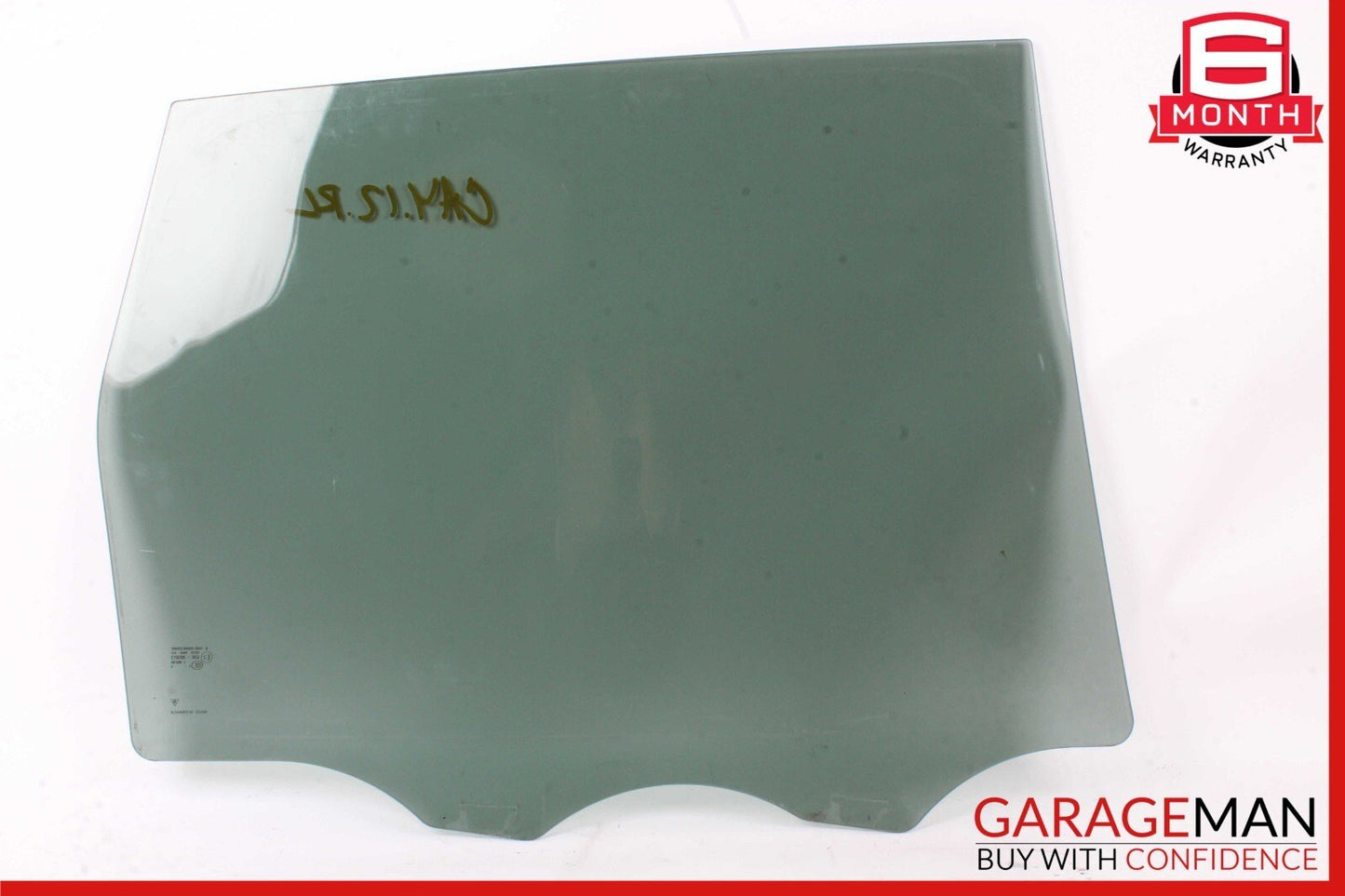 11-18 Porsche Cayenne 958 Hybrid S Rear Left Driver Side Door Window Glass OEM