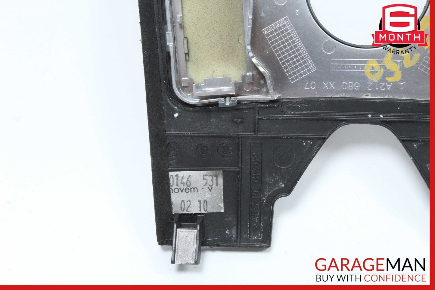 10-13 Mercedes W212 E350 E250 E550 Center Console Switch Trim Cover Bezel Wood