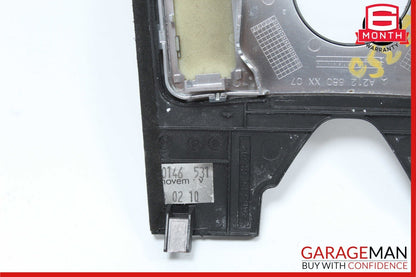 10-13 Mercedes W212 E350 E250 E550 Center Console Switch Trim Cover Bezel Wood