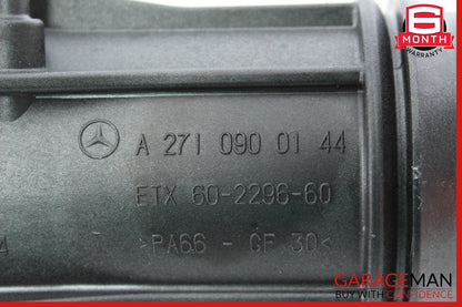 12-14 Mercedes W204 C250 Air Intake Pipe Hose w/ Pressure Sensor Assembly