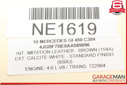 07-12 Mercedes X164 GL450 ECU ECM Engine Control Module Unit 2731531491 OEM