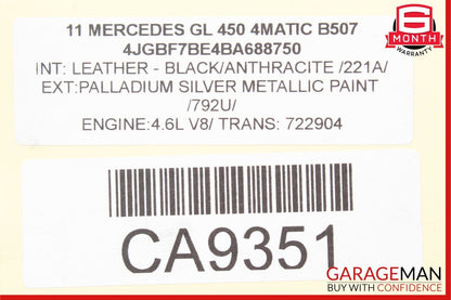 2007-2012 Mercedes-Benz GL450 X164 Rear Left or Right Side Air Bag Spring Shock