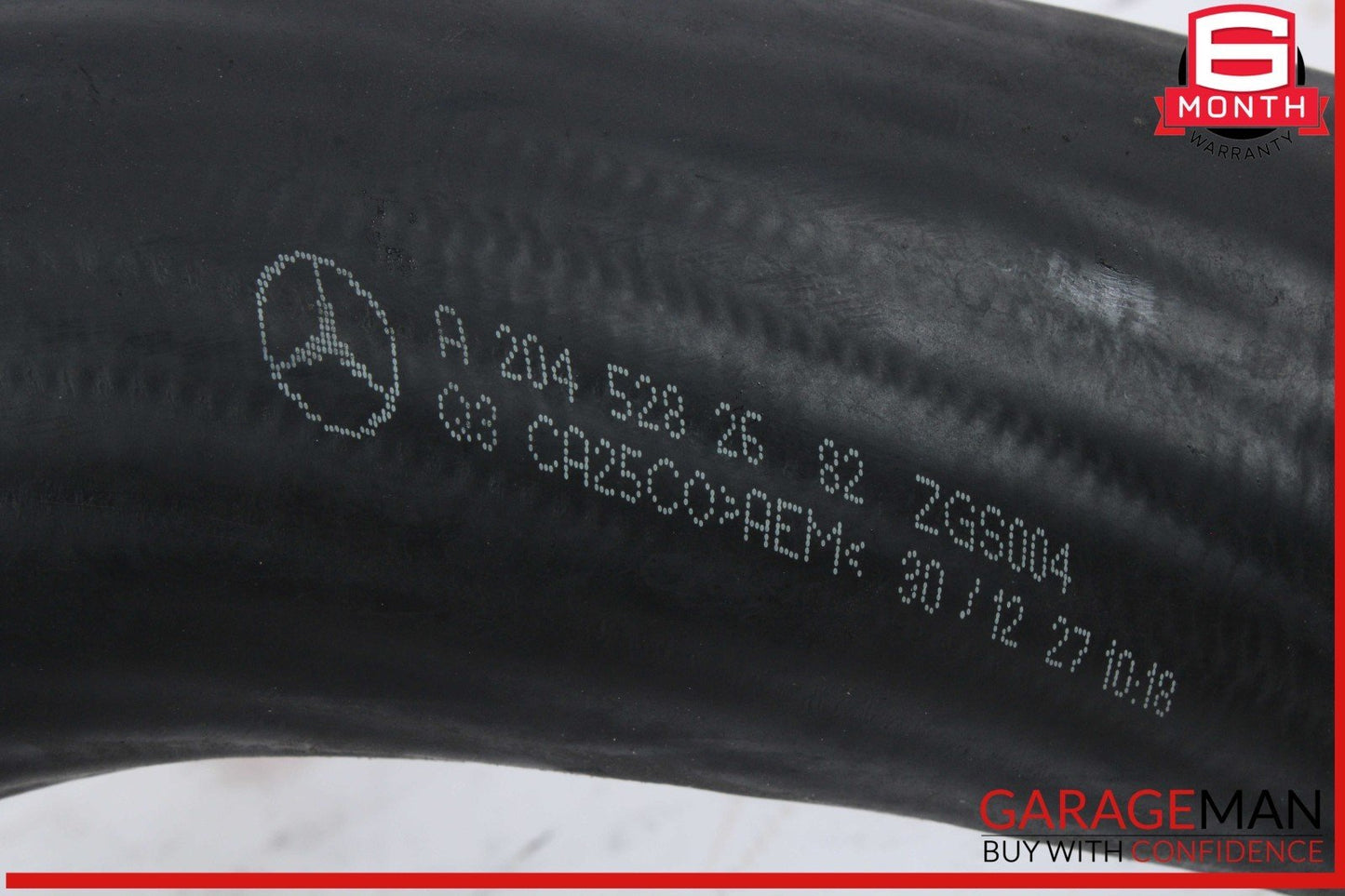 12-14 Mercedes W204 C250 CGI Intercooler Hose Right Side 2045282682 OEM