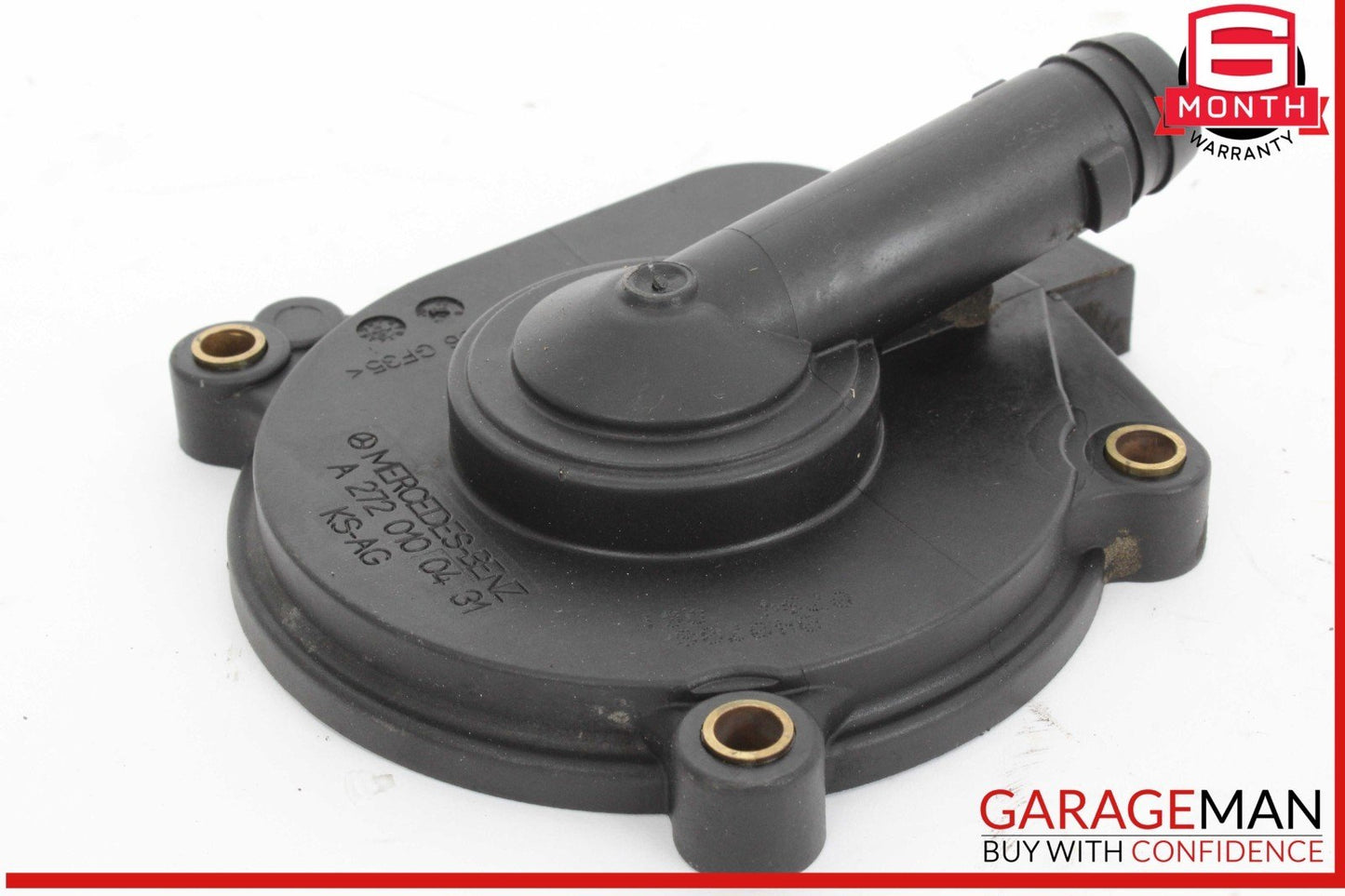 05-14 Mercedes W221 S550 E350 Engine PCV Crankcase Vent Valve Oil Separator OEM