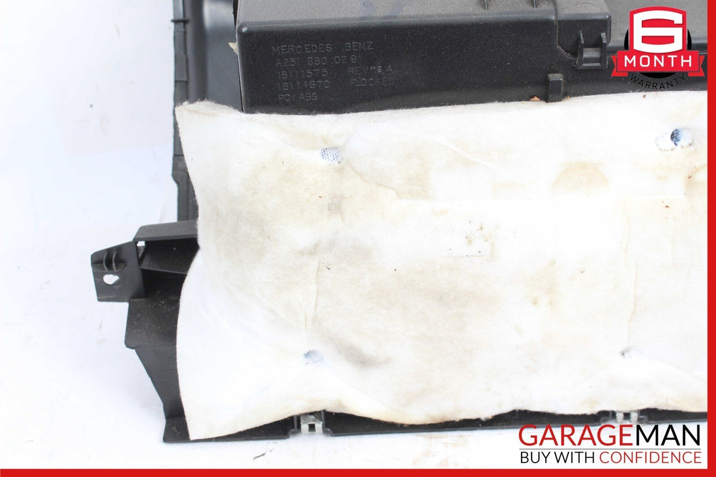 06-13 Mercedes W251 R350 R500 Dashboard Glove Box Storage Tray Compartment OEM