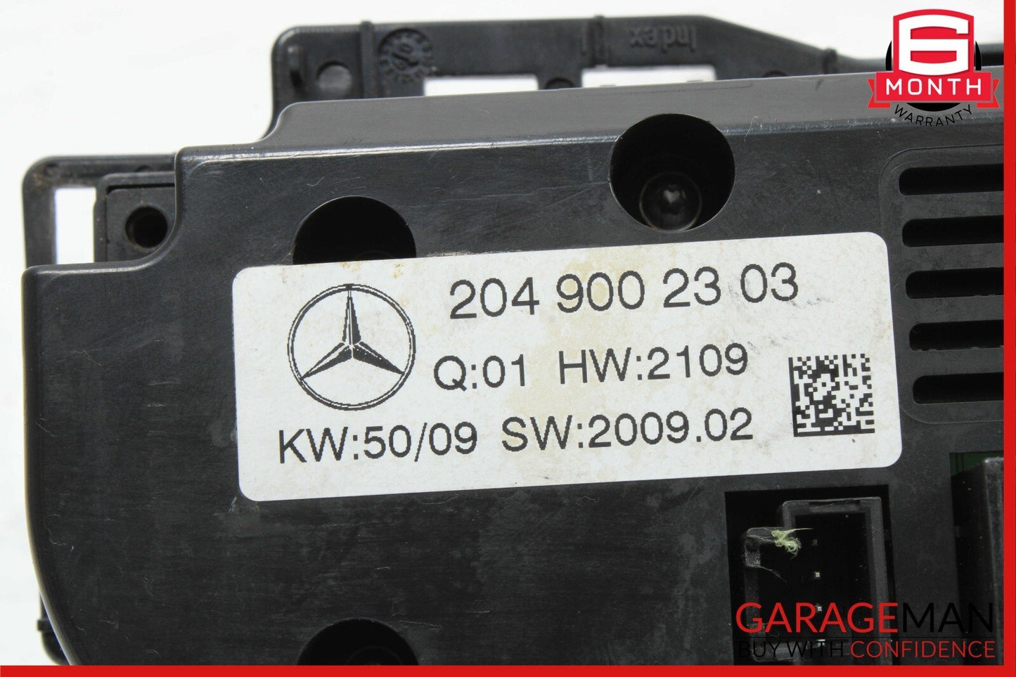 08-11 Mercedes W204 C300 C63 AC A/C Heater Climate Temp Switch Control Module