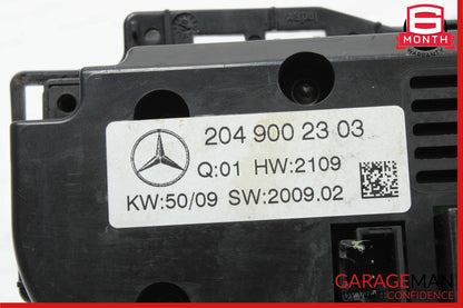08-11 Mercedes W204 C300 C63 AC A/C Heater Climate Temp Switch Control Module