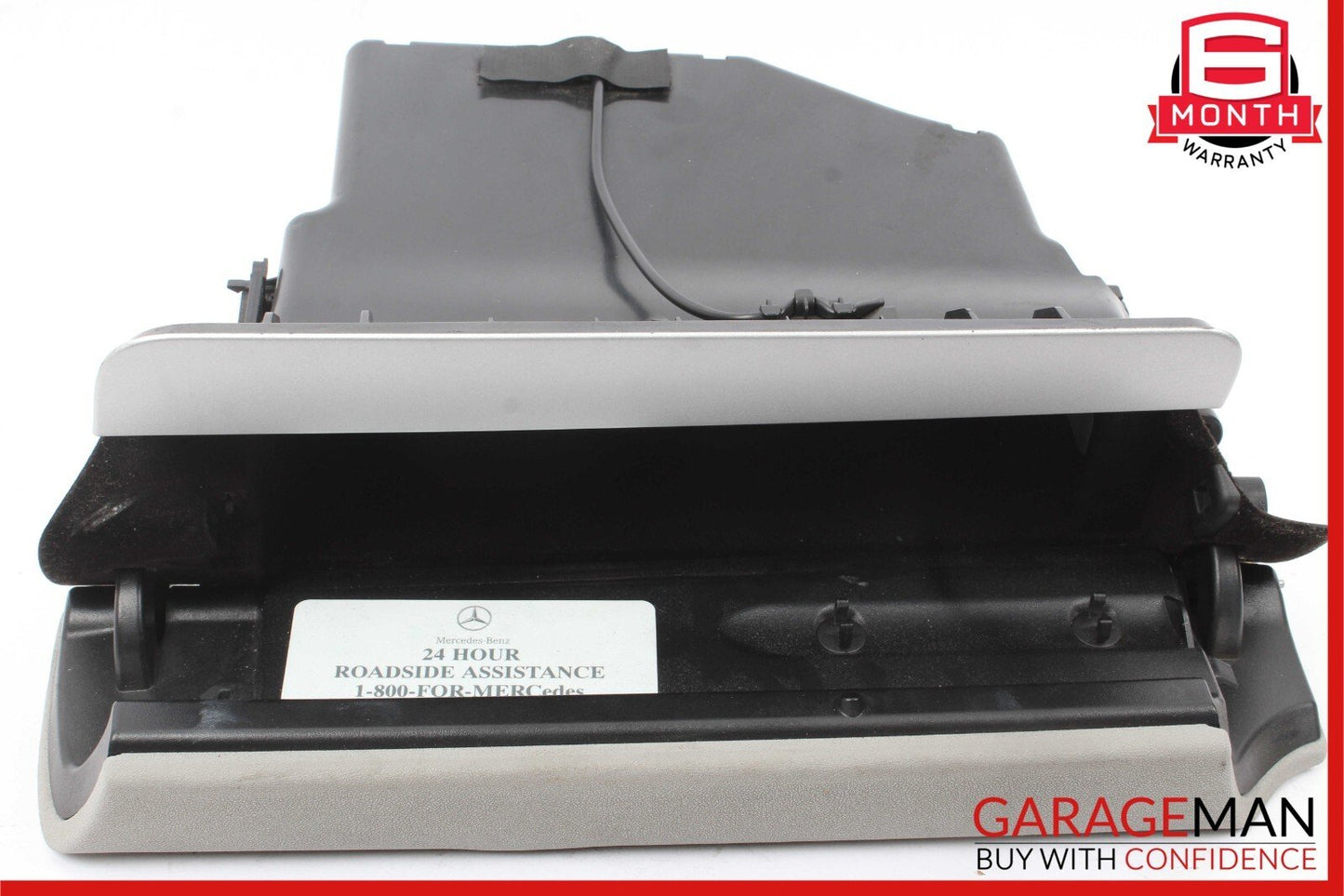 05-11 Mercedes R171 SLK350 Dash Glove Box Storage Tray Compartment Gray OEM