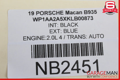 17-21 Porsche Macan Rear Left / Rear Right CV Axle Shaft 95B501203K