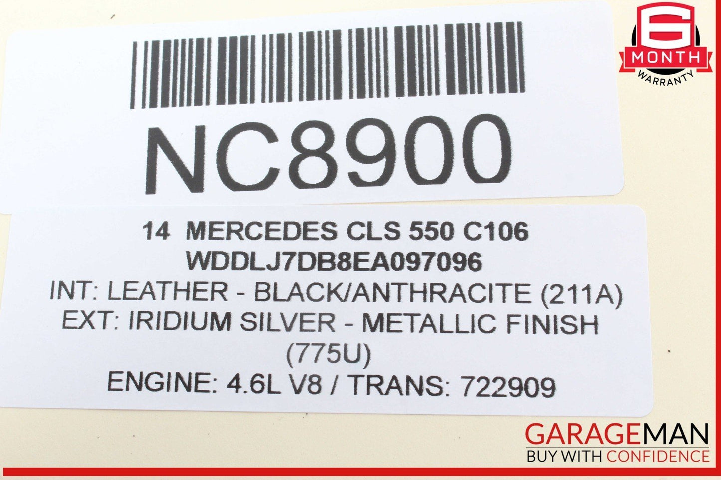 12-14 Mercedes W218 CLS550 C300 Front / Rear Right Side Exterior Door Handle OEM