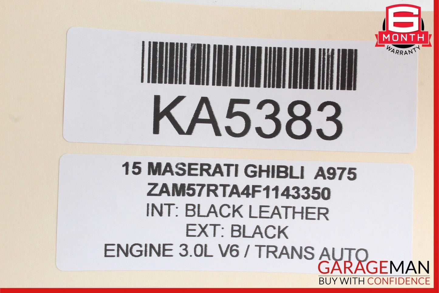14-17 Maserati Ghibli Right / Left Lumbar Power Seat Switch Control Module