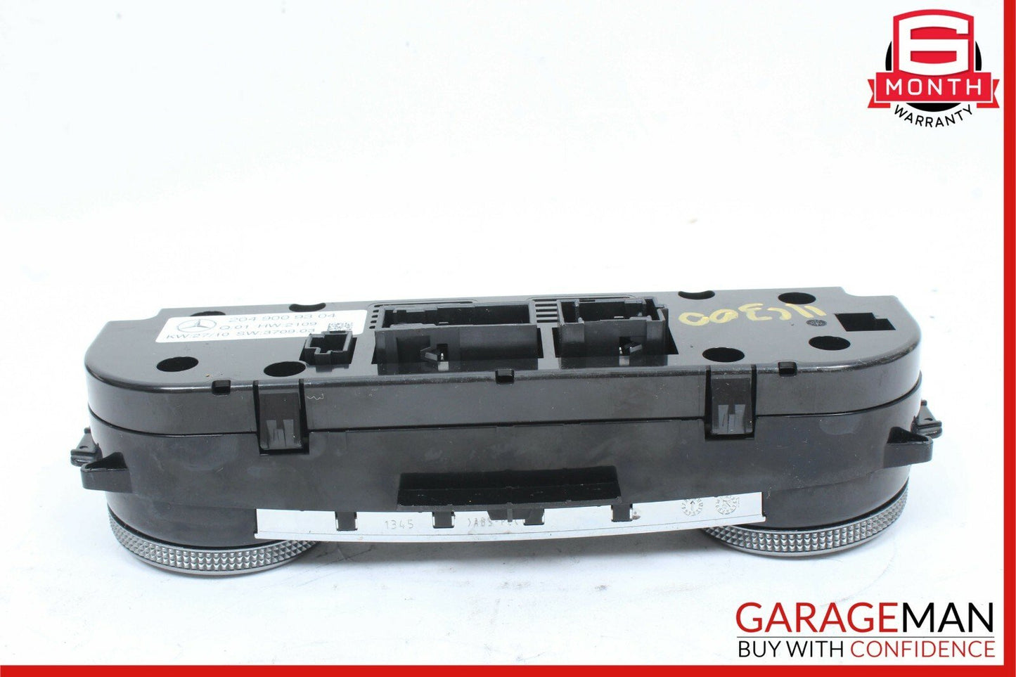 08-11 Mercedes W204 C300 AC A/C Heater Temperature Climate Control Switch Module