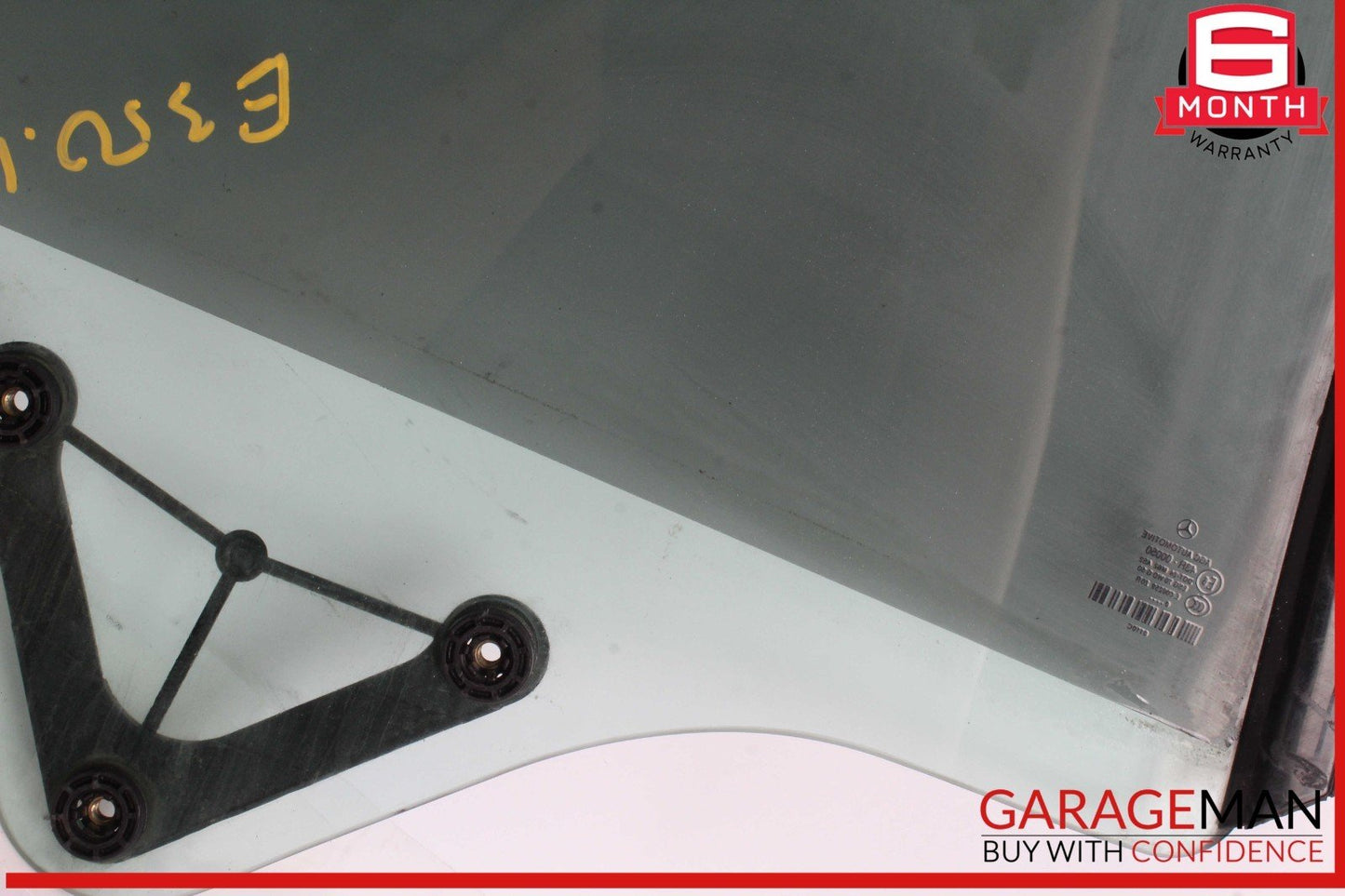 11-17 Mercedes W207 E350 Convertible Rear Left Side Quarter Door Window Glass