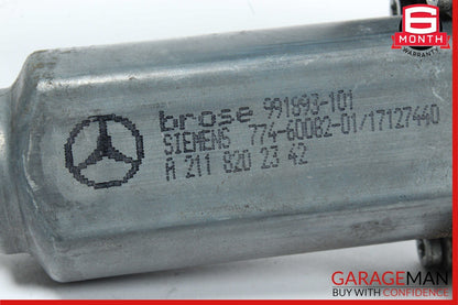 03-09 Mercedes W211 E350 E550 Rear Left Side Window Regulator Motor